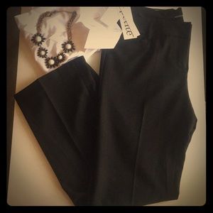 Petite Black Dress Pants w/ 4 Pockets